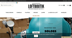 Desktop Screenshot of loftboutik.com